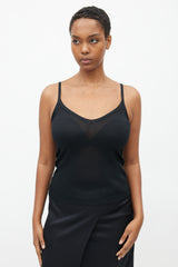 Hermès Black Knit Tank & Cardigan Set