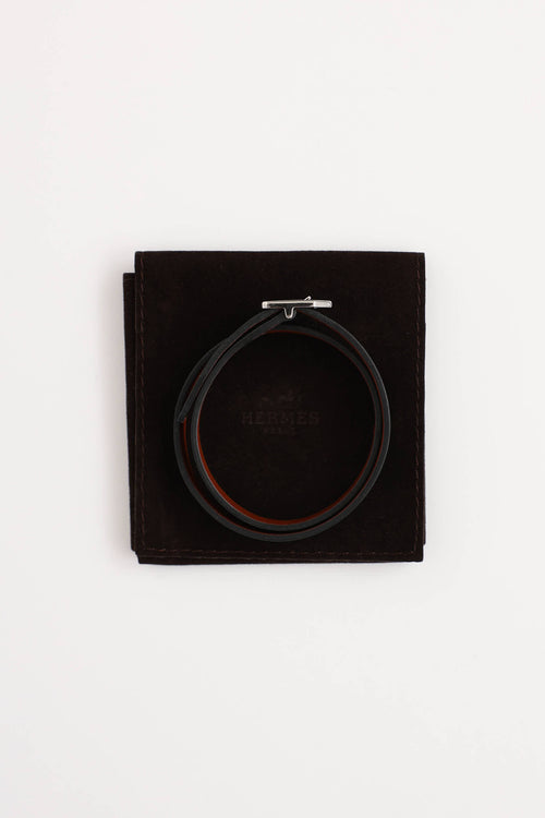 Hermès Padlock Double Tour Wrap Bracelet