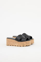 Hermès Noir Eze 30 Sandal