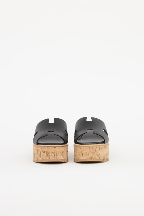 Hermès Noir Eze 30 Sandal