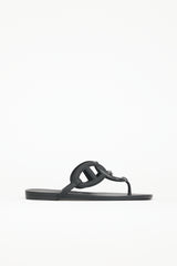 Hermès Rubber Egerie Sandal