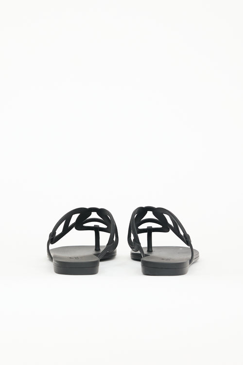 Hermès Rubber Egerie Sandal
