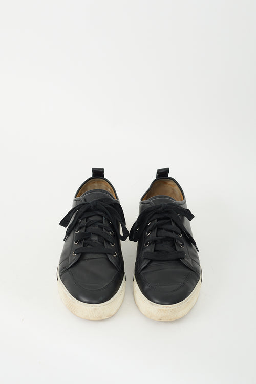 Hermès Black & White Leather Sneaker