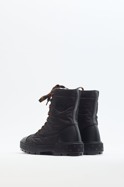 Hermès Black Nylon Fresh Parachute Ankle Boot