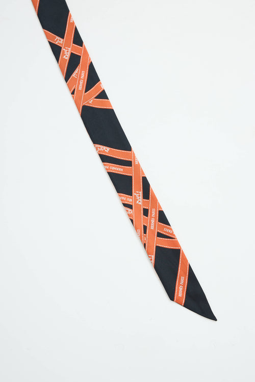 Hermès Silk Bolduc Ribbon Twilly