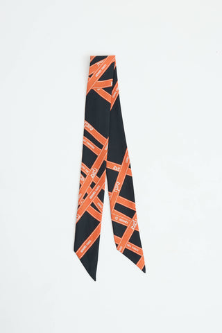 Hermès Silk Bolduc Ribbon Twilly