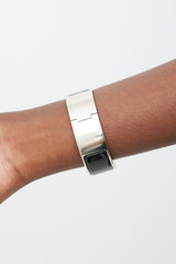 Hermès Black & Silver Clic Clac H Bracelet
