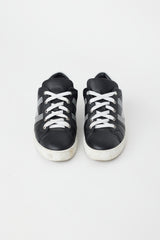Hermès Black & White Leather Avantage Sneaker