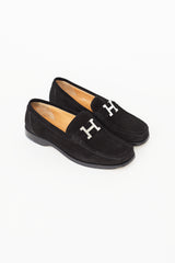 Hermes-BlackSuedeSquareToe-  display picture 2