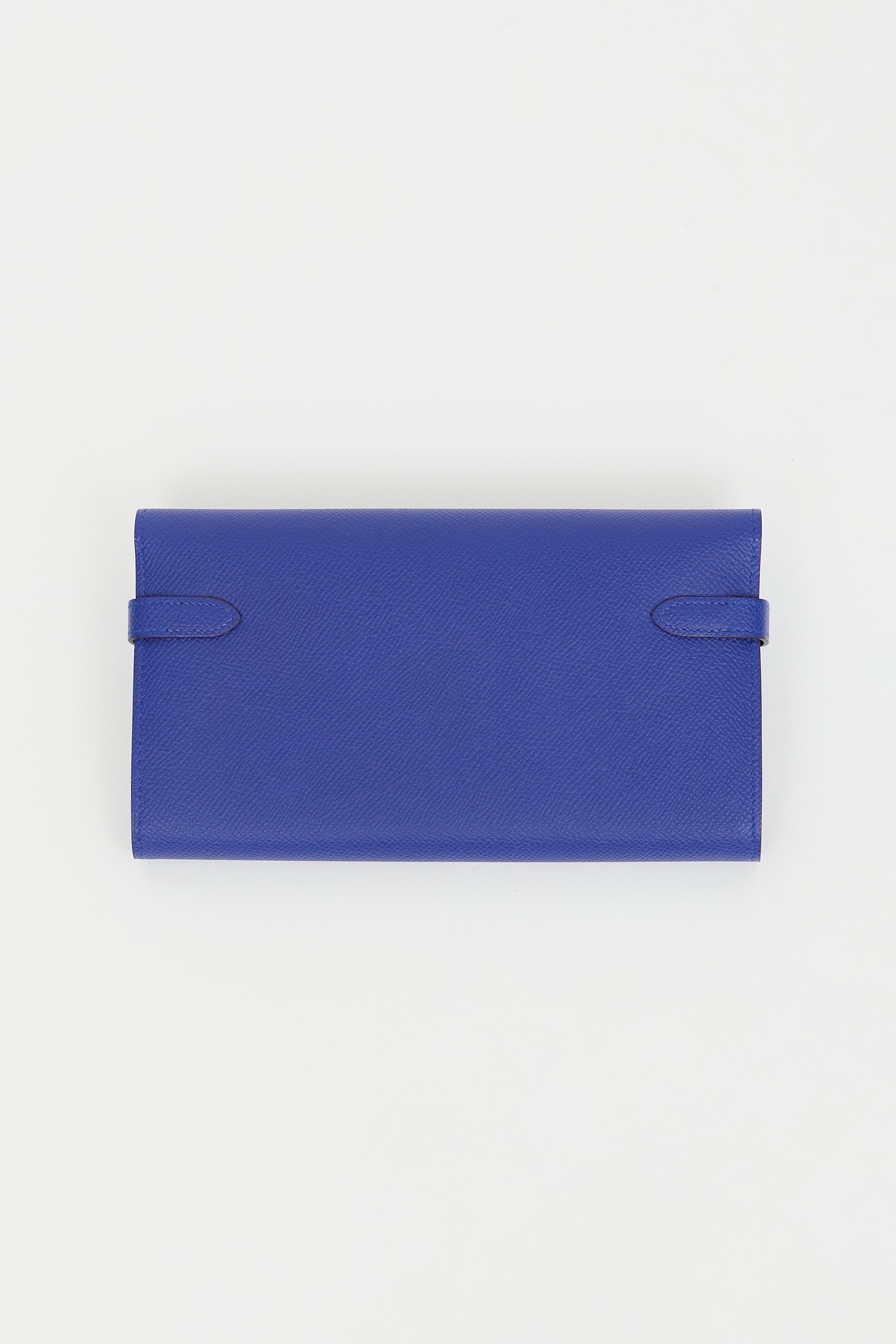 Hermès // 2016 Bleu Electrique Togo Kelly Long Wallet – VSP Consignment