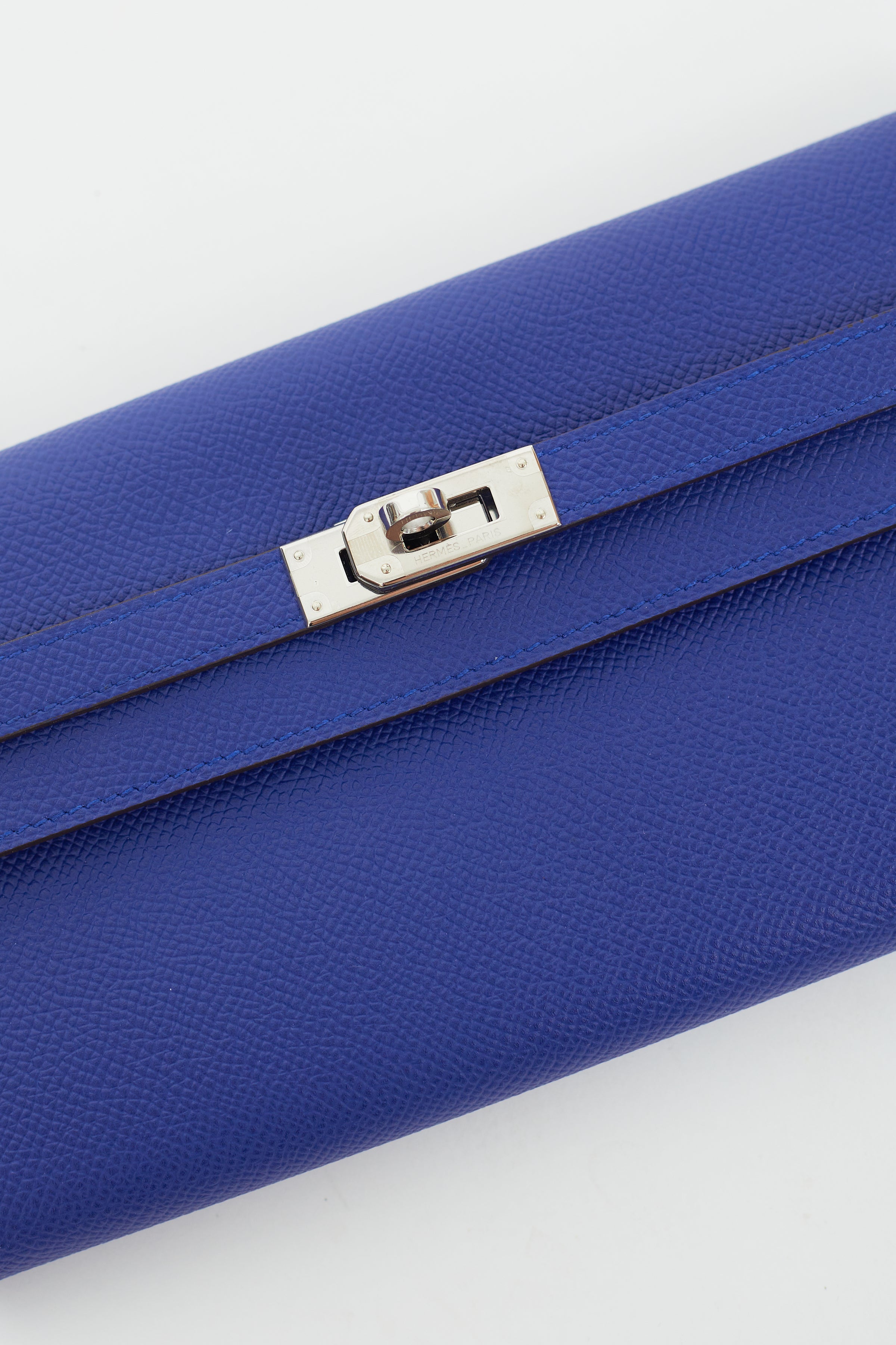 Hermès // 2016 Bleu Electrique Togo Kelly Long Wallet – VSP Consignment