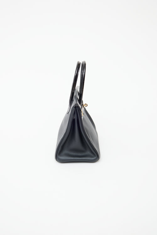 Hermès 2019 Noir Togo Birkin Touch 30 Bag