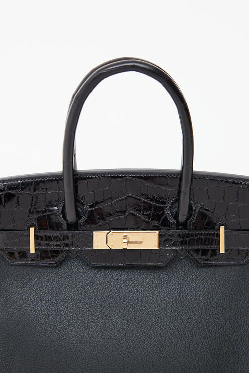 Hermès 2019 Noir Togo Birkin Touch 30 Bag