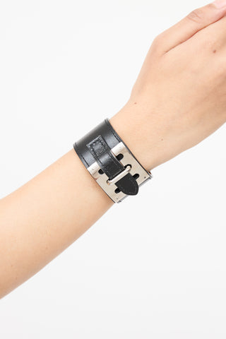 Hermès 2014 Leather Intense Wrap Bracelet