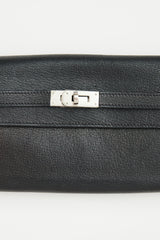 Hermès Black Leather Kelly Wallet
