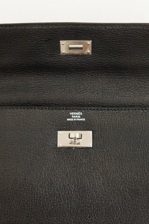 Hermès Black Leather Kelly Wallet