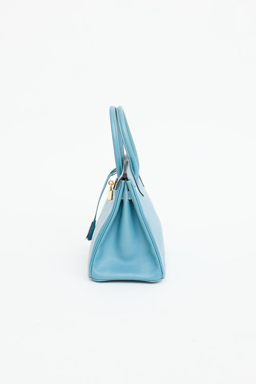 Hermès 2004 Bleu Jean Epsom Birkin 30 Bag