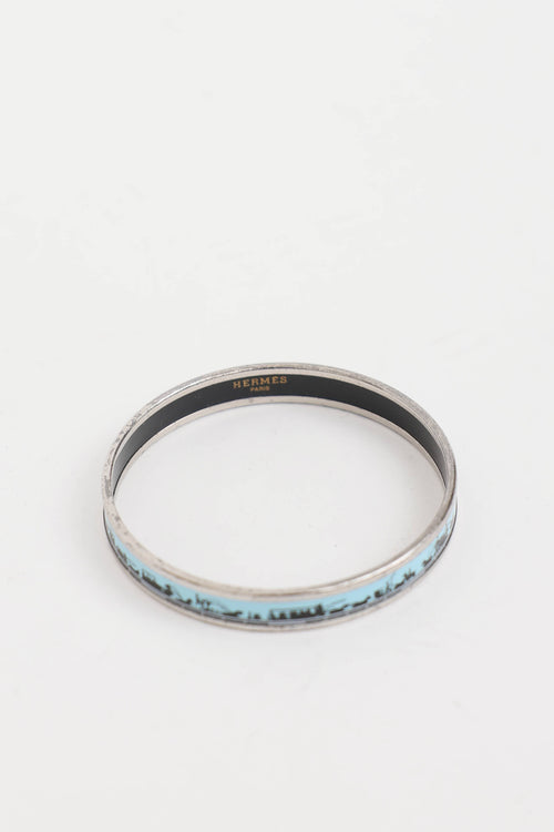 Hermès Carriage Enamel Bangle