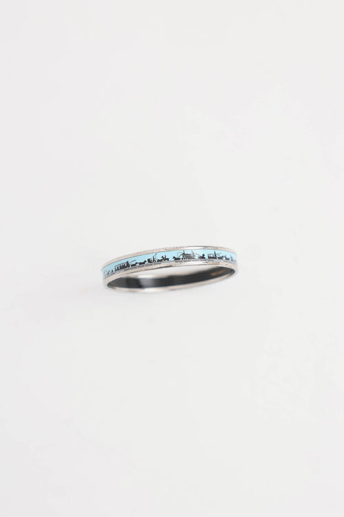 Hermès Carriage Enamel Bangle