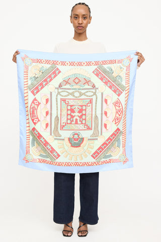 Hermès 2003 Silk Huaca Piru Scarf