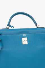 Hermès 2013 Cobalt Clemence Kelly Retourne 32 Bag