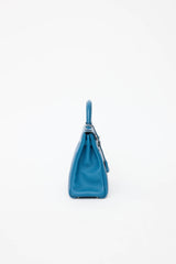 Hermès 2013 Cobalt Clemence Kelly Retourne 32 Bag