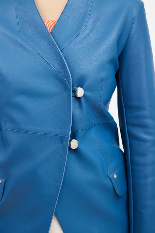 Leather Blazer