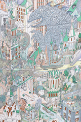 Hermès Animapolis Silk Scarf Shawl