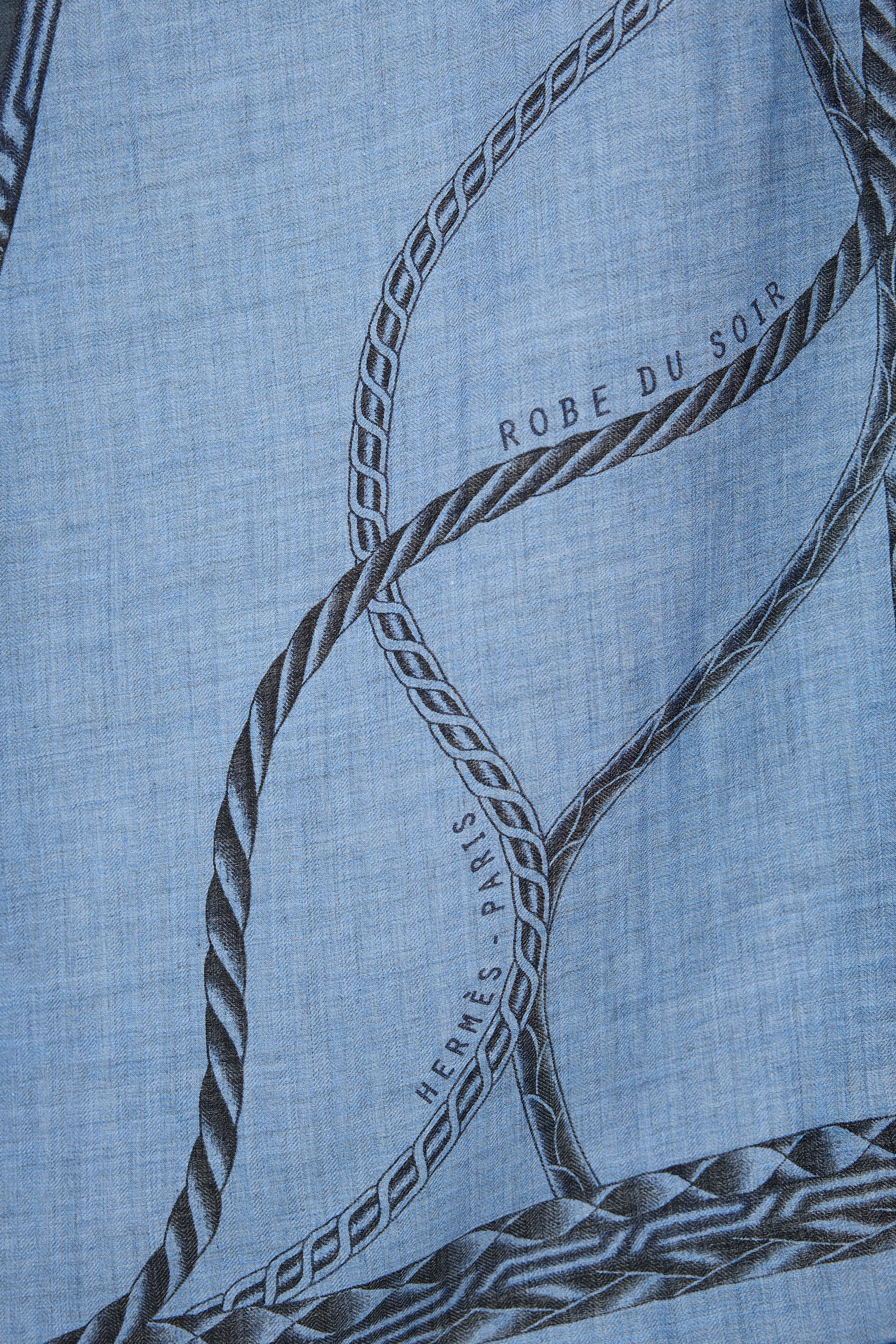 Hermès // Silk & Cashmere Robe Du Soir 140 Scarf – VSP