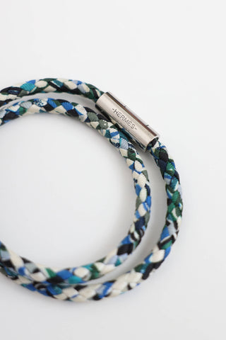 Hermès Goliath Double Tour Silk Wrap Bracelet