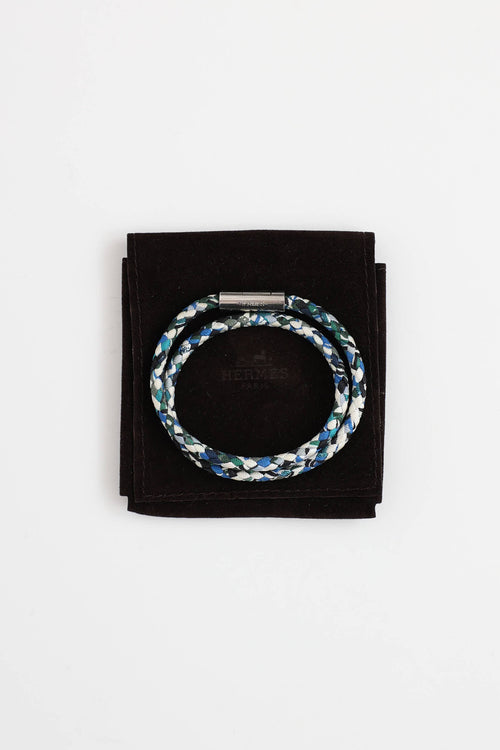 Hermès Goliath Double Tour Silk Wrap Bracelet