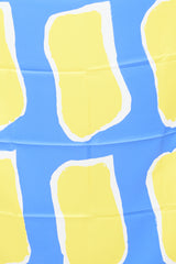 Hermès Blue & Yellow Silk Claude Viallat 90 Scarf