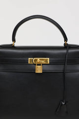 Hermès2000 Noir Box Kelly 32 Sellier Bag