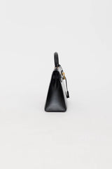 Hermès1994 Noir Box Kelly 32 Sellier Bag