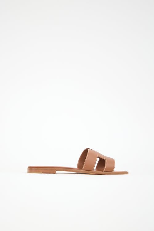 Hermès Box Leather Oran Sandal