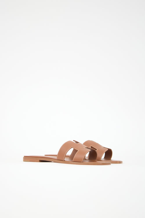 Hermès Box Leather Oran Sandal