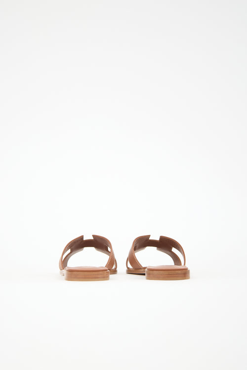 Hermès Box Leather Oran Sandal