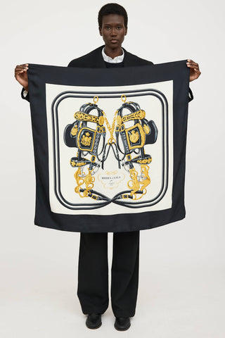 HermèsBrides De Gala 90 Scarf