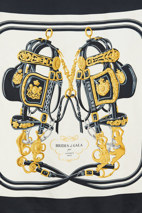 HermèsBrides De Gala 90 Scarf
