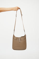 Hermès 2018 Etoupe Clemence Evelyne III PM Bag