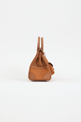 Hermès 2022 Gold Toile Goeland & Swift Leather Birkin Cargo 25 Bag