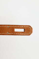 Hermès Haut à Courroies Birkin 32mm Gold Fjord Leather Bag