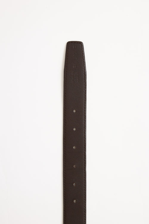 Hermès Leather Constance Belt