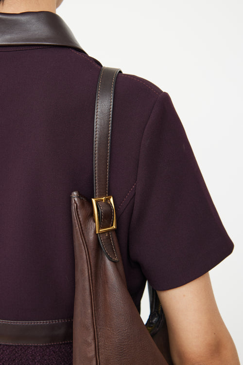 Hermès Brown Massai Shoulder Bag