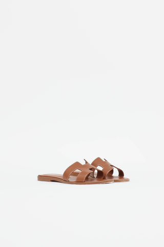 Hermès Box Leather Oran Sandal