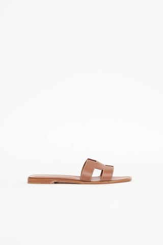 Hermès Box Leather Oran Sandal