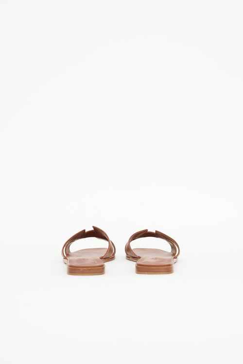 Hermès Box Leather Oran Sandal