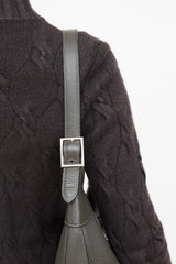 Hermès 2006 Graphite Clemence Trim 35 Bag