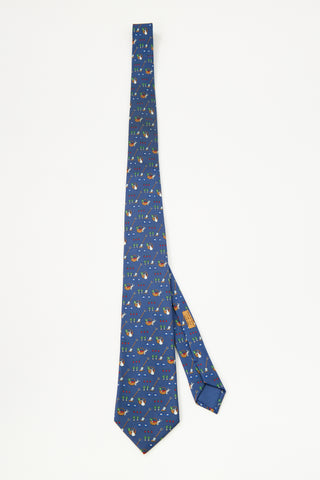 Hermès Silk Garden Tie