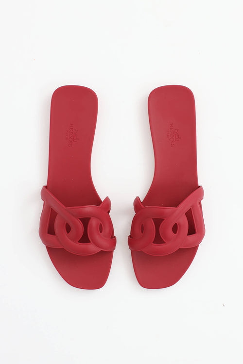 Hermès Rubber Aloha Sandal